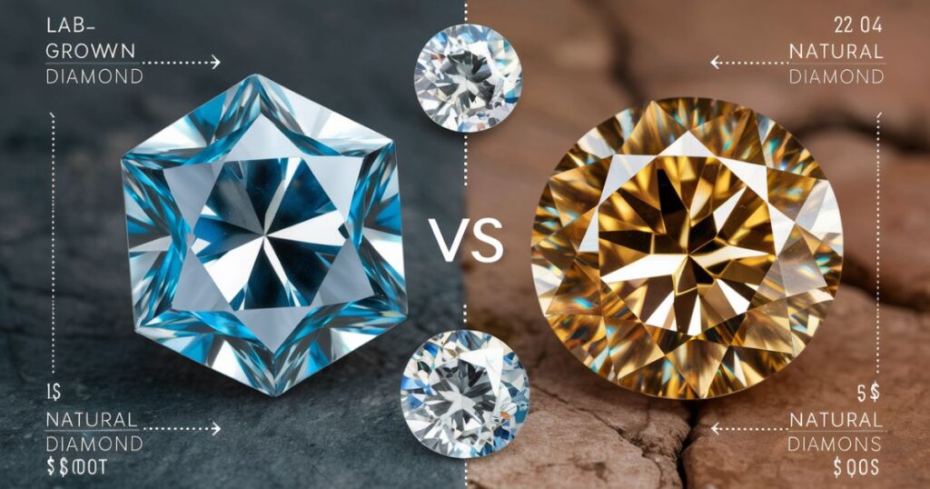 Lab Grown Created Diamonds Vs. Natural Diamonds