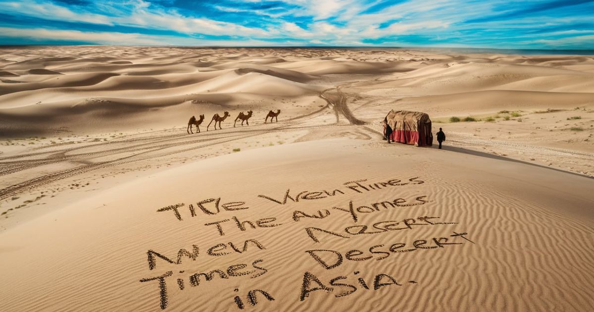 The Largest Desert in Asia NYT Crossword