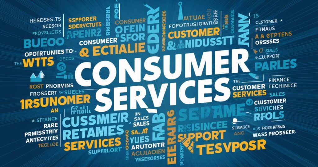 What is the job outlook for consumer services?