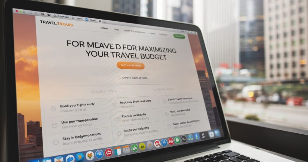 Tips For Maximizing Your Travel Budget